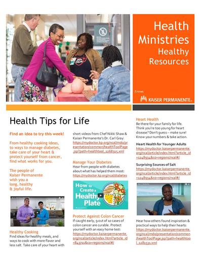 Healthy Resources Newsletter April 2023
